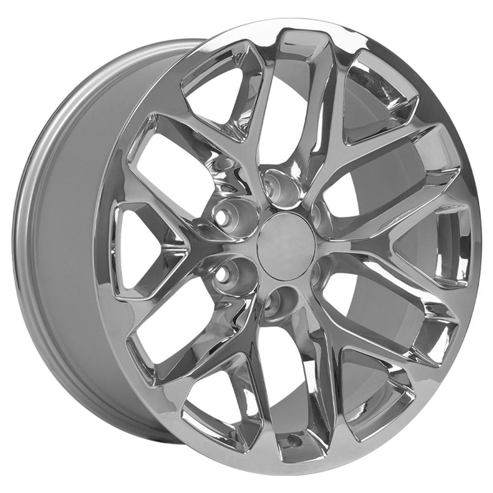 20" Replica Wheel CV98B Fits Chevy Silverado 20x9 Chrome Wheel