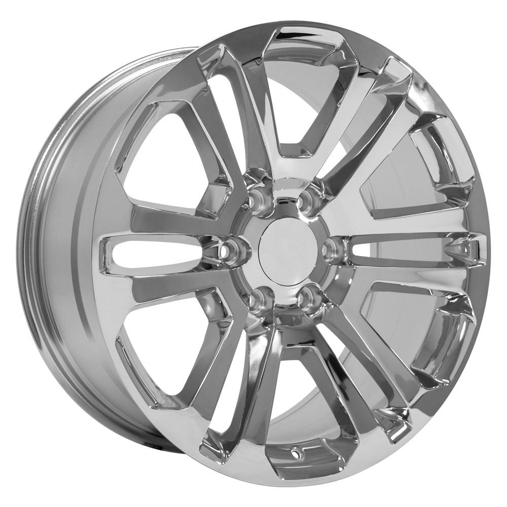 20" Replica Wheel CV99 Fits GMC Sierra 20x9 Chrome Wheel