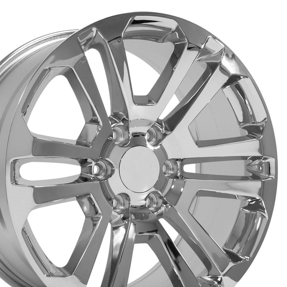 20" Replica Wheel CV99 Fits GMC Sierra 20x9 Chrome Wheel