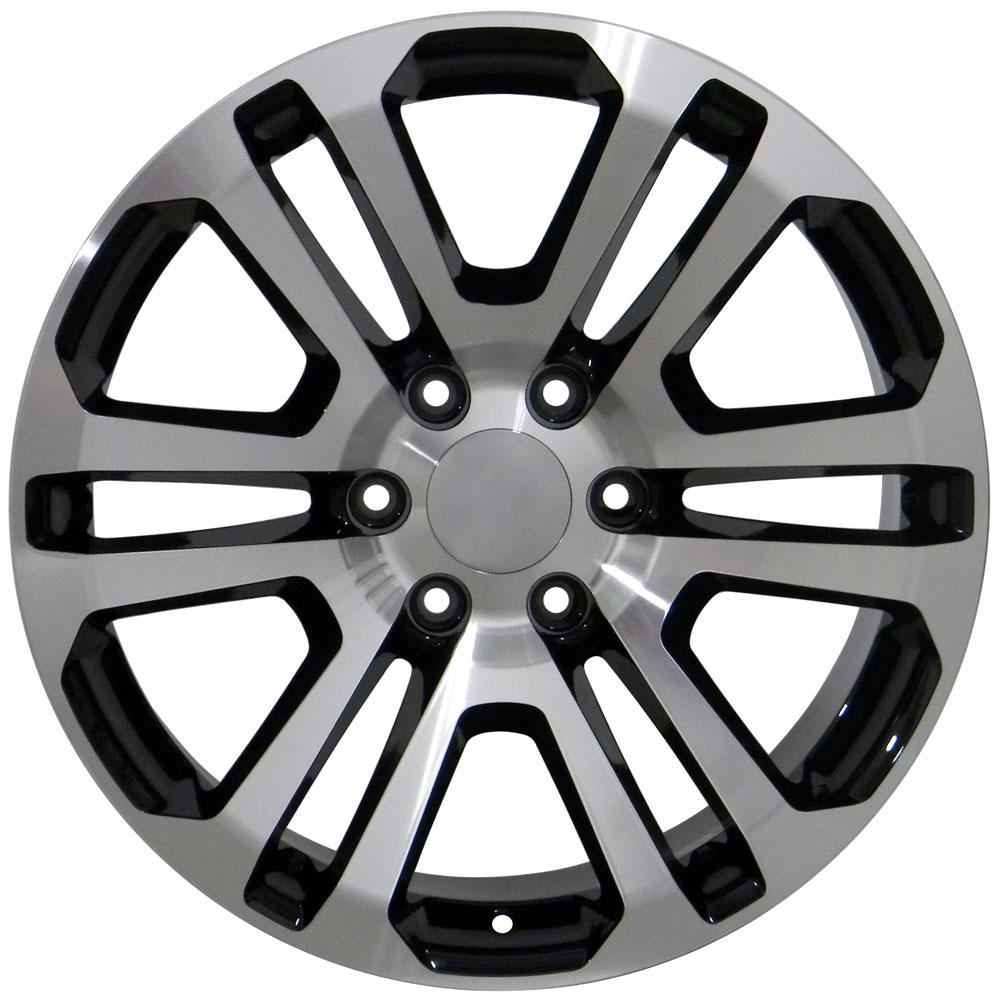 20" Replica Wheel CV99 Fits GMC Sierra 20x9 Machined Wheel