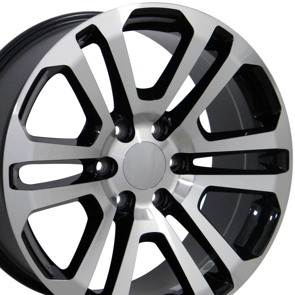 20" Replica Wheel CV99 Fits GMC Sierra 20x9 Machined Wheel