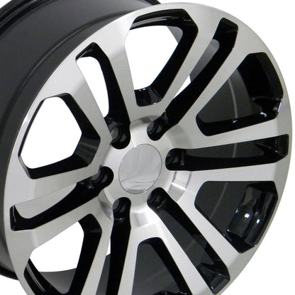 20" Replica Wheel CV99 Fits GMC Sierra 20x9 Machined Wheel