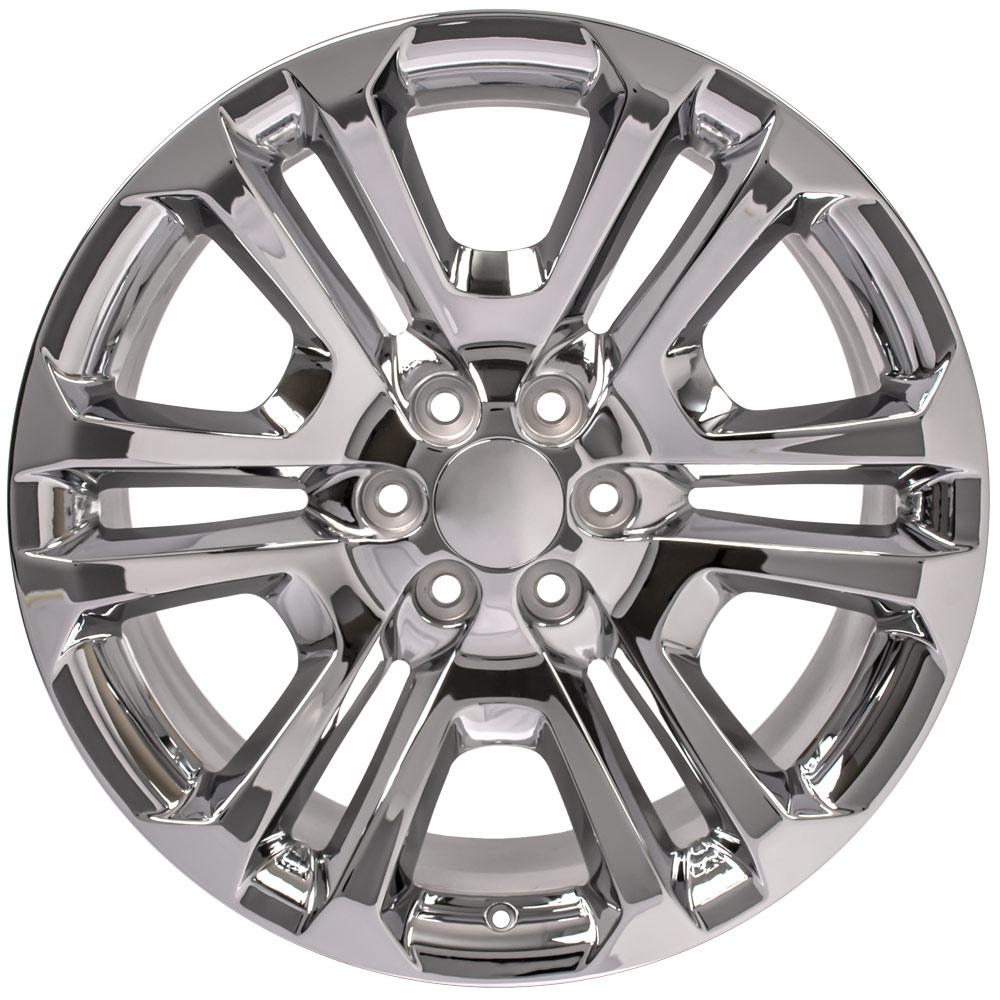 22" Replica Wheel CV99 Fits GMC Sierra 22x9 Chrome Wheel