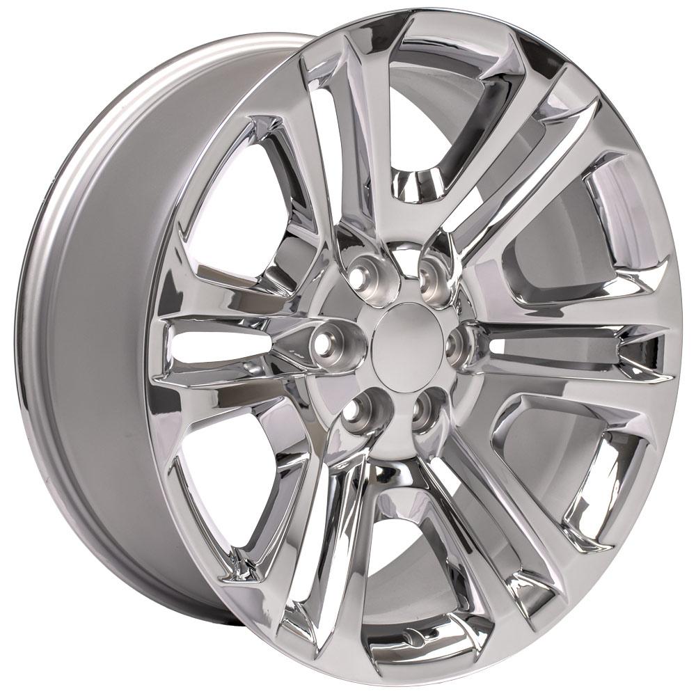 22" Replica Wheel CV99 Fits GMC Sierra 22x9 Chrome Wheel