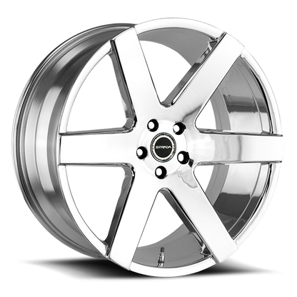 STRADA S60 CODA 26X10 24MM 6X139.7 CHROME | S60663924