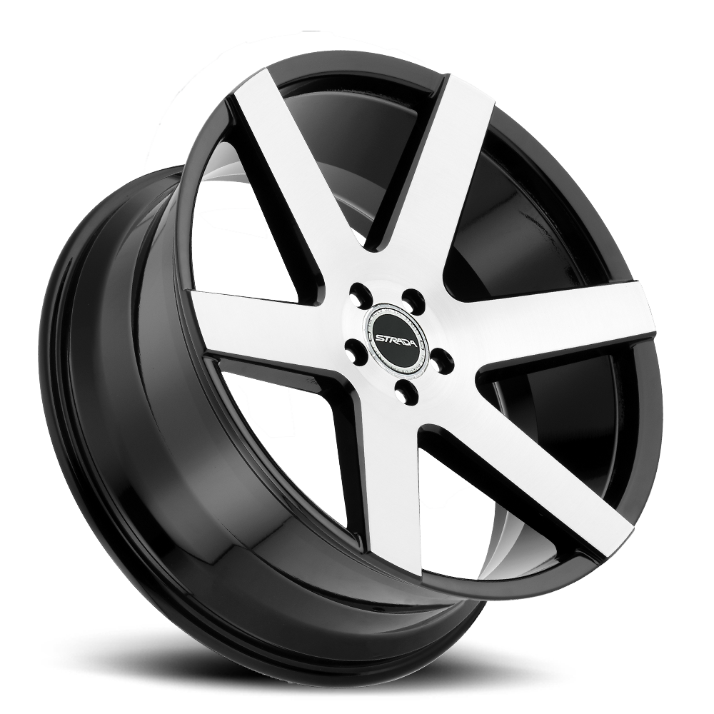 STRADA S60 CODA 22X9.5 18MM 5X139.7 GLOSS BLACK MACHINED | S60253918GBM