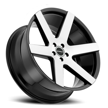 STRADA S60 CODA 22X9.5 28MM 5X150 GLOSS BLACK MACHINED | S60255028GBM