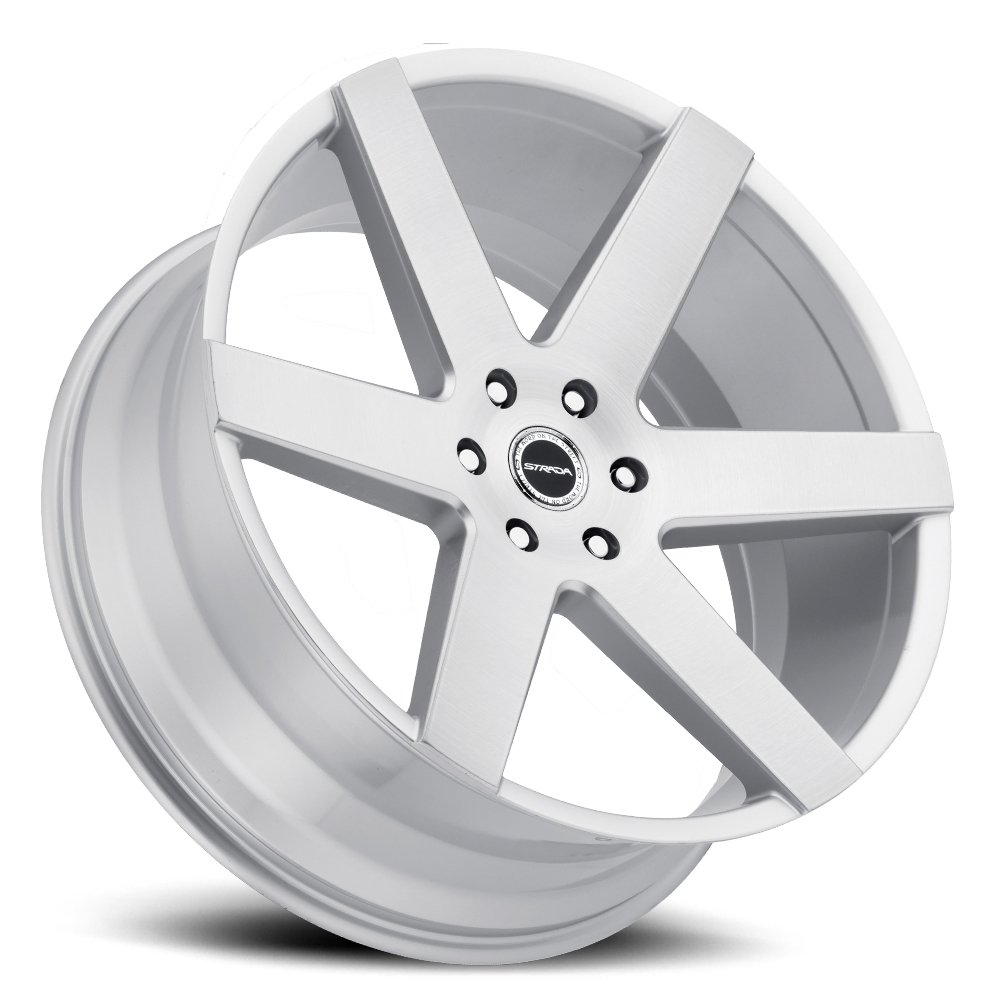 STRADA S60 CODA 26X10 15MM 5X139.7 BRUSHED FACE SILVER | S60653915BFS
