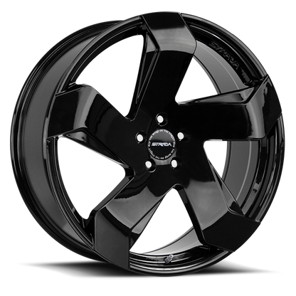 STRADA S65 COLTELLO 22X9 35MM 5X112 ALL GLOSS BLACK | S65251235GB