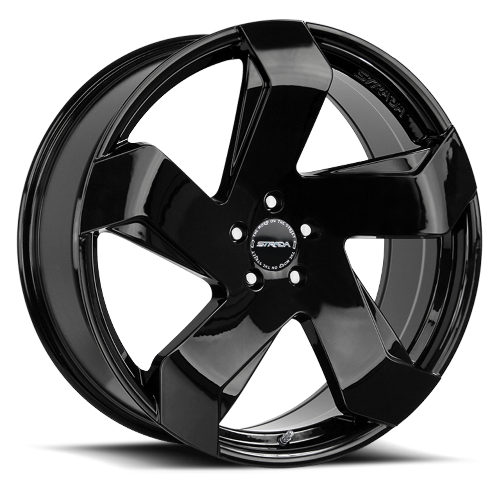 STRADA S65 COLTELLO 24X10 15MM 5X115 ALL GLOSS BLACK | S65451515GB