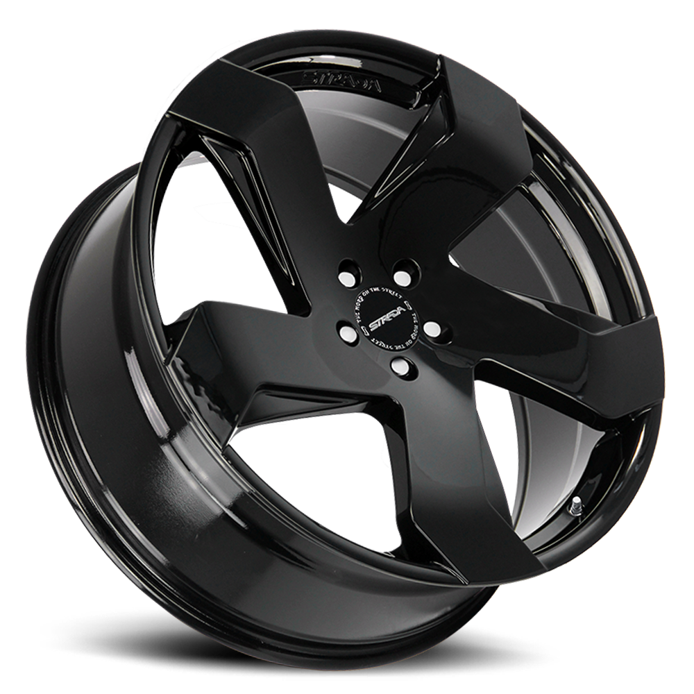 STRADA S65 COLTELLO 22X9 15MM 5X115 ALL GLOSS BLACK | S65251515GB