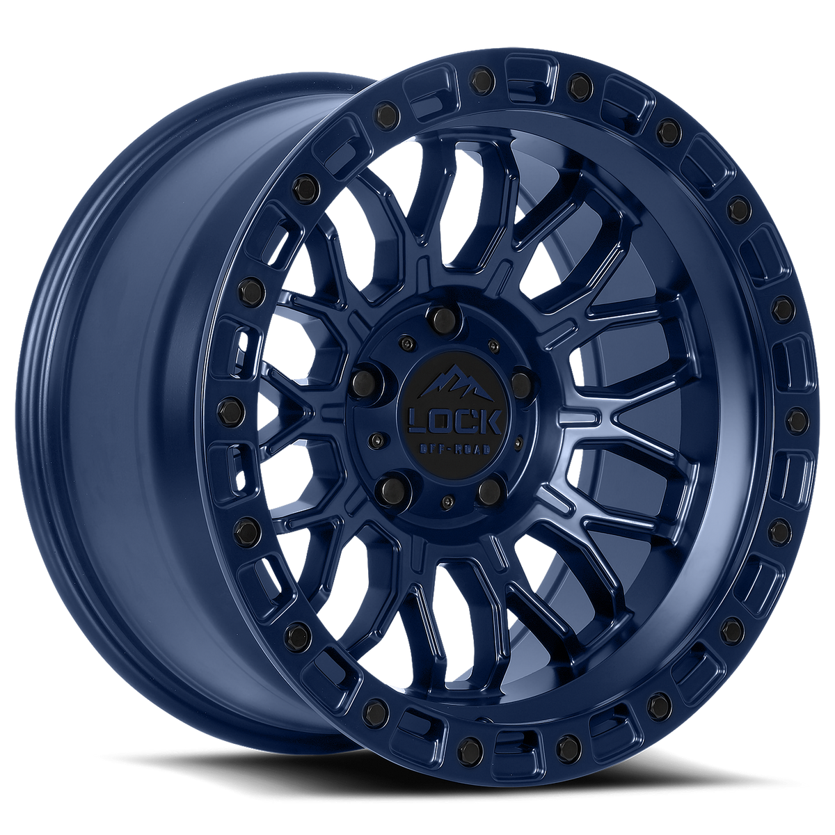 LOCK OFFROAD COMBAT 17X9 12 6X139.7 MATTE BLUE