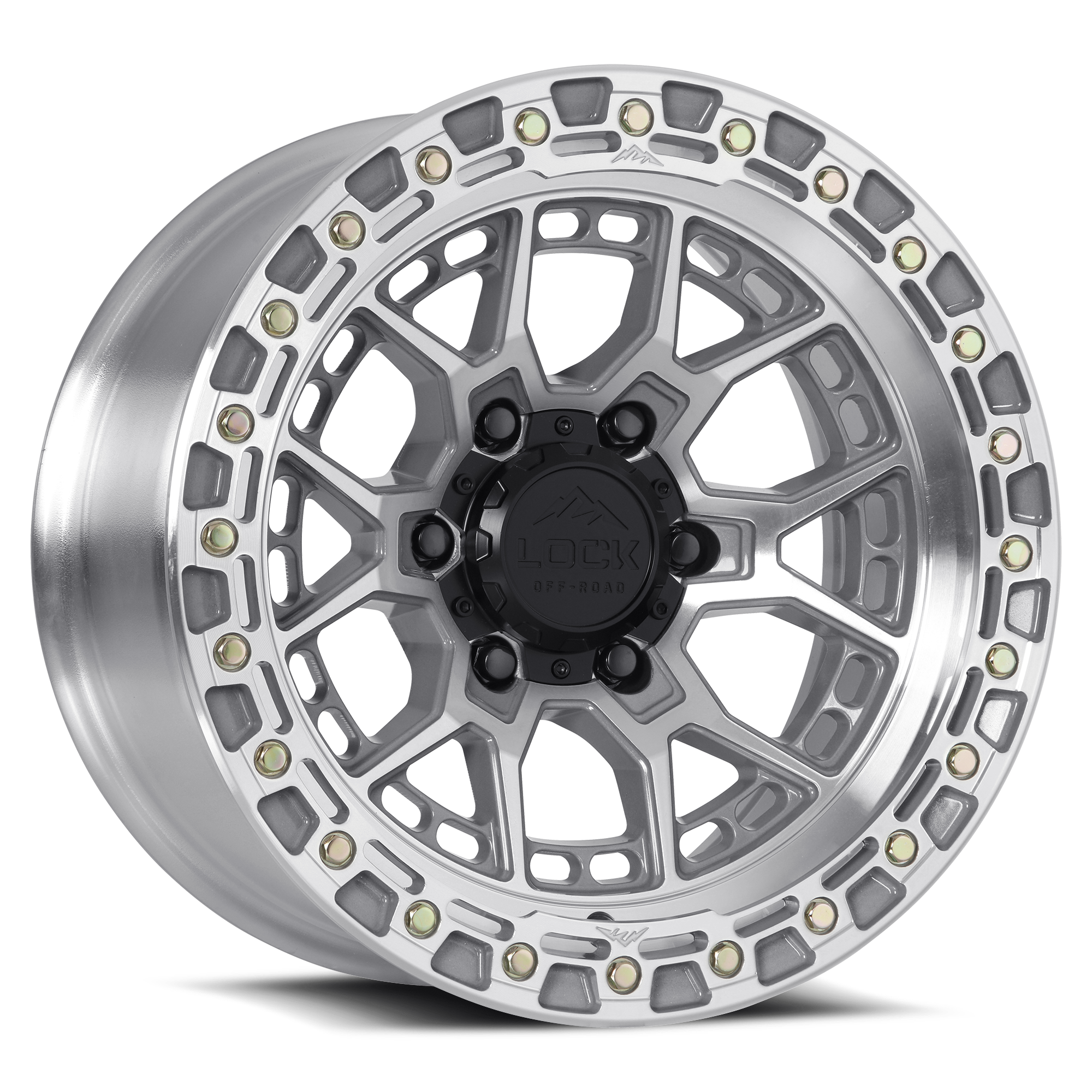 LOCK OFFROAD COMMANDO 20X10 18 5X127 MACHINE WITH CLEAR COAT – Wheels ...