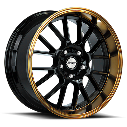 SHIFT H28 CRANK 18X8.5 30MM 5X100/5X114.3 BLACK BRONZE LIP | H28850030BBZ