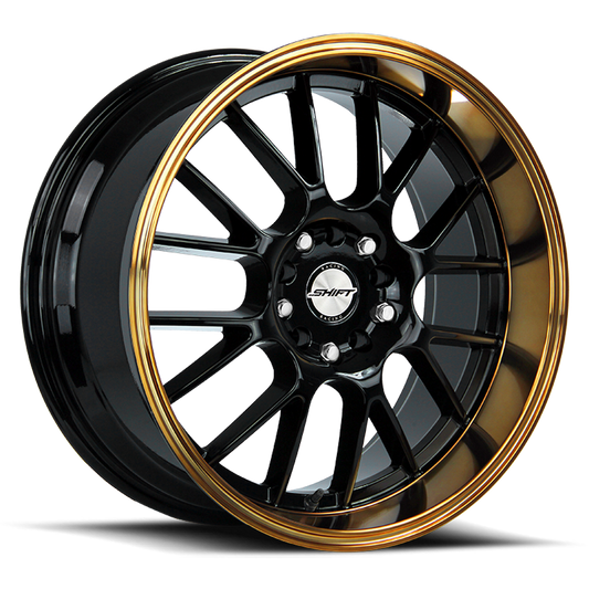 SHIFT H28 CRANK 18X8.5 30MM 5X100/5X114.3 BLACK BRONZE LIP | H28850030BBZ