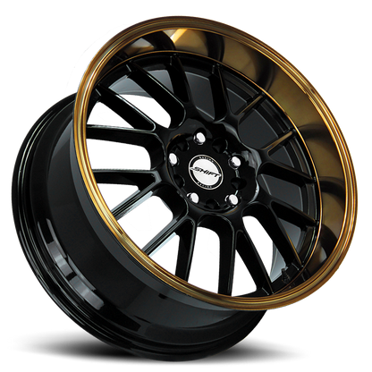 SHIFT H28 CRANK 18X8.5 30MM 5X100/5X114.3 BLACK BRONZE LIP | H28850030BBZ