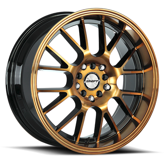 SHIFT H28 CRANK 18X8.5 30MM 5X100/5X114.3 BLACK MACHINED BRONZE | H28850030BMBZ