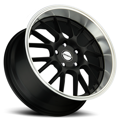 SHIFT H28 CRANK 18X8.5 30MM 5X114.3/5X120 BLACK POLISHED LIP | H28850130BP