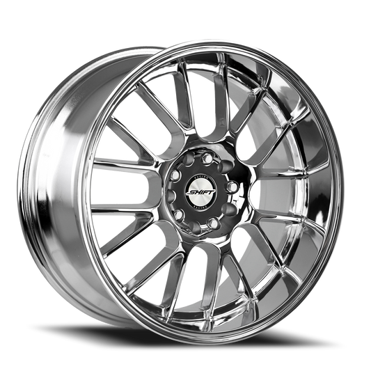 SHIFT H28 CRANK 18X8.5 30MM 5X100/5X114.3 CHROME | H28850030C