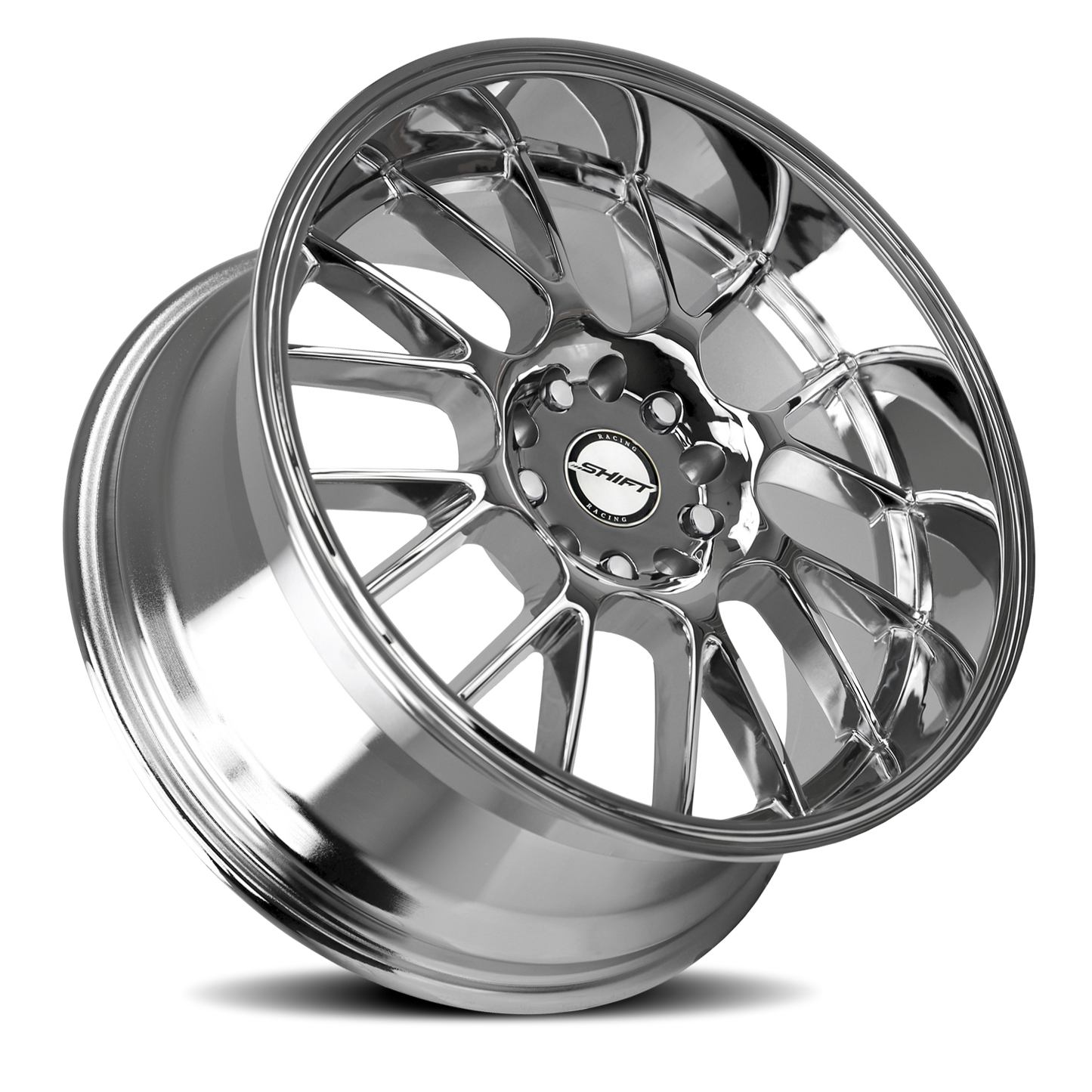 SHIFT H28 CRANK 17X7.5 30MM 5X100/5X114.3 CHROME | H28750030C