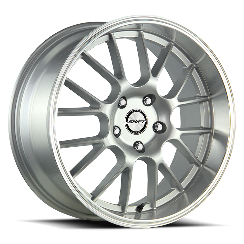 SHIFT H28 CRANK 18X8.5 30MM 5X114.3/5X120 SILVER POLISHED LIP | H28850130SP