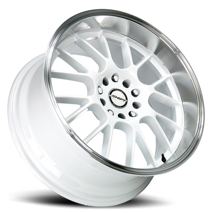 SHIFT H28 CRANK 17X7.5 30MM 5X114.3/5X120 WHITE POLISHED LIP | H28750130WP