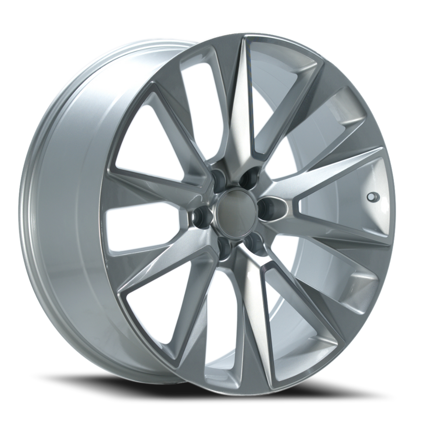 O.E. REVOLUTION D-35 26X10 31 6X139.7 SILVER & MACHINED