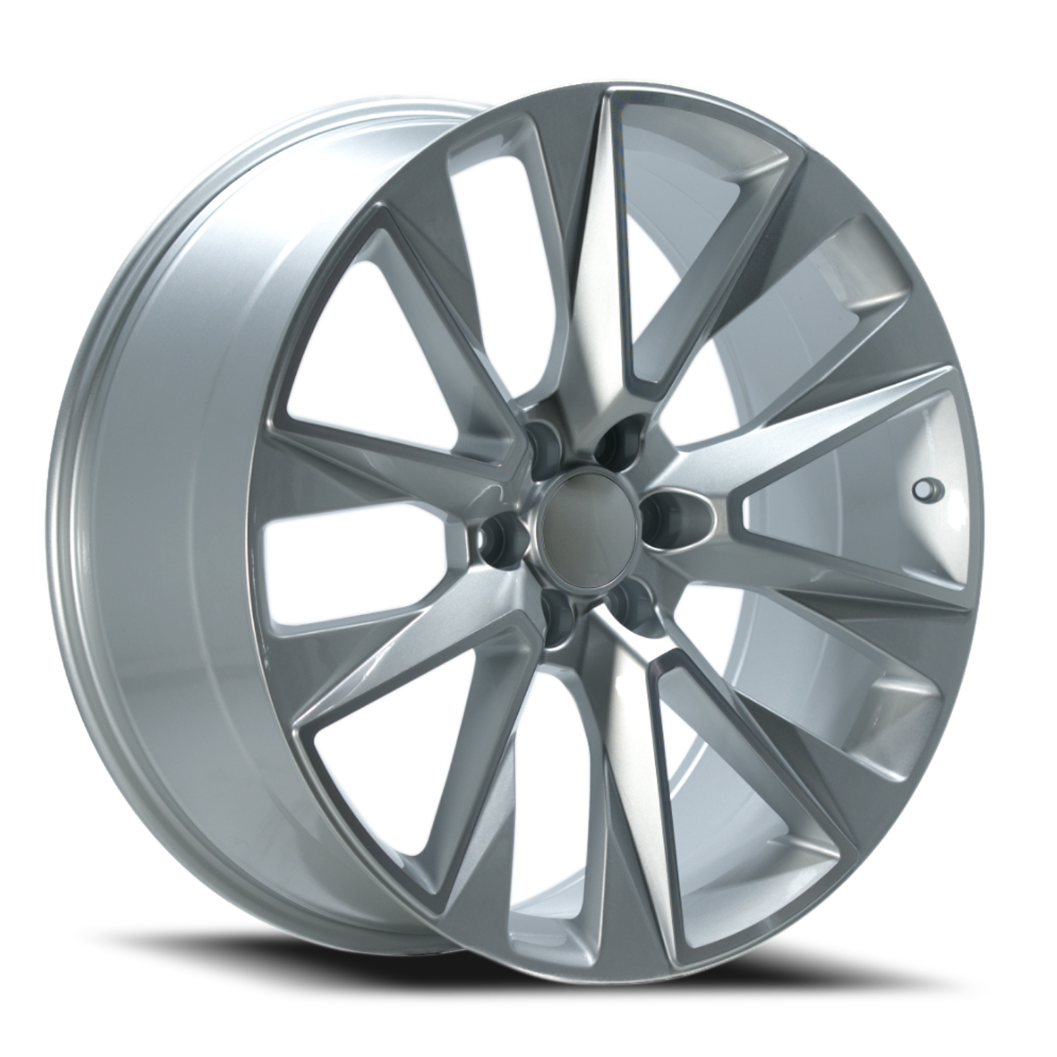 O.E. REVOLUTION D-35 26X10 31 6X139.7 SILVER & MACHINED
