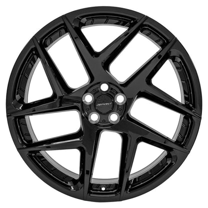 DEFIANT DF05 22x10 5x108mm +37et in Gloss Black