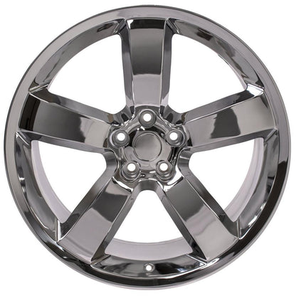 20" Replica Wheel DG04 Fits Dodge Charger SRT 20x9 Chrome Wheel