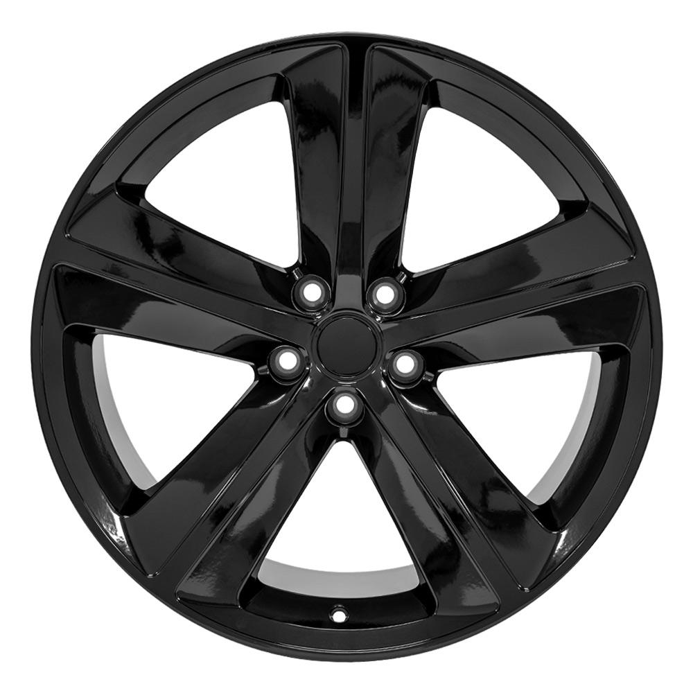 20" Replica Wheel DG05 Fits Dodge Charger SRT 20x9 Black Wheel