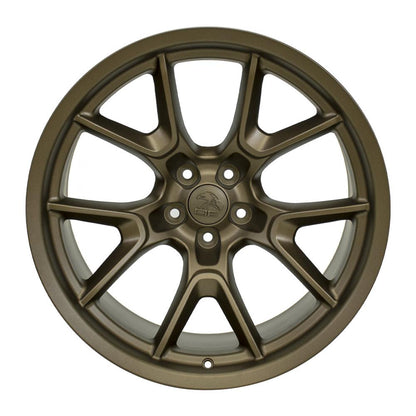 20" Replica Wheel DG21 Fits Dodge Challenger 20x11 Bronze Wheel