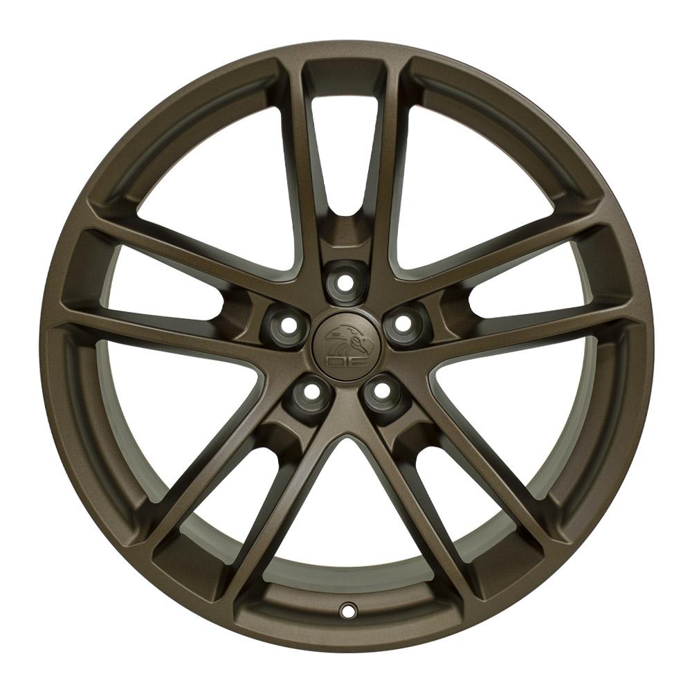20" Replica Wheel DG23 Fits Dodge Challenger 20x9 Bronze Wheel