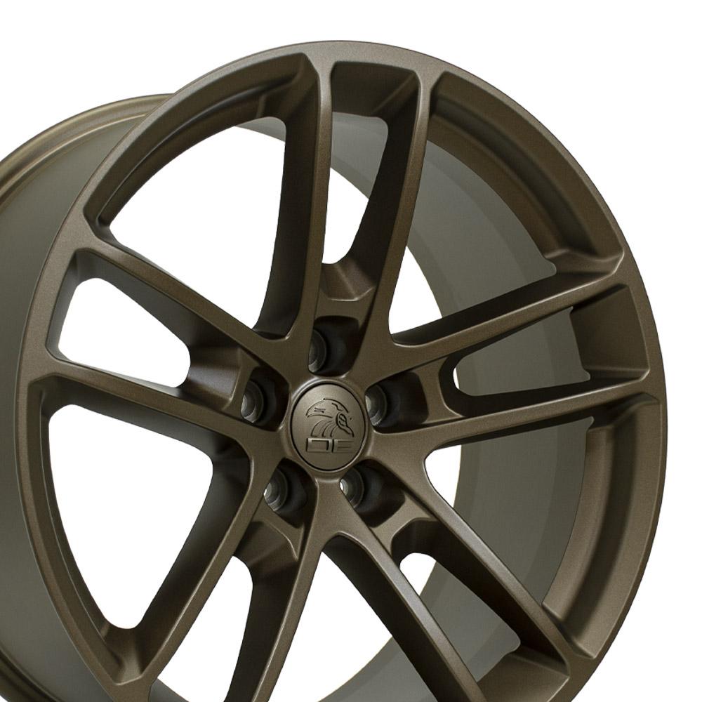 20" Replica Wheel DG23 Fits Dodge Challenger 20x9 Bronze Wheel