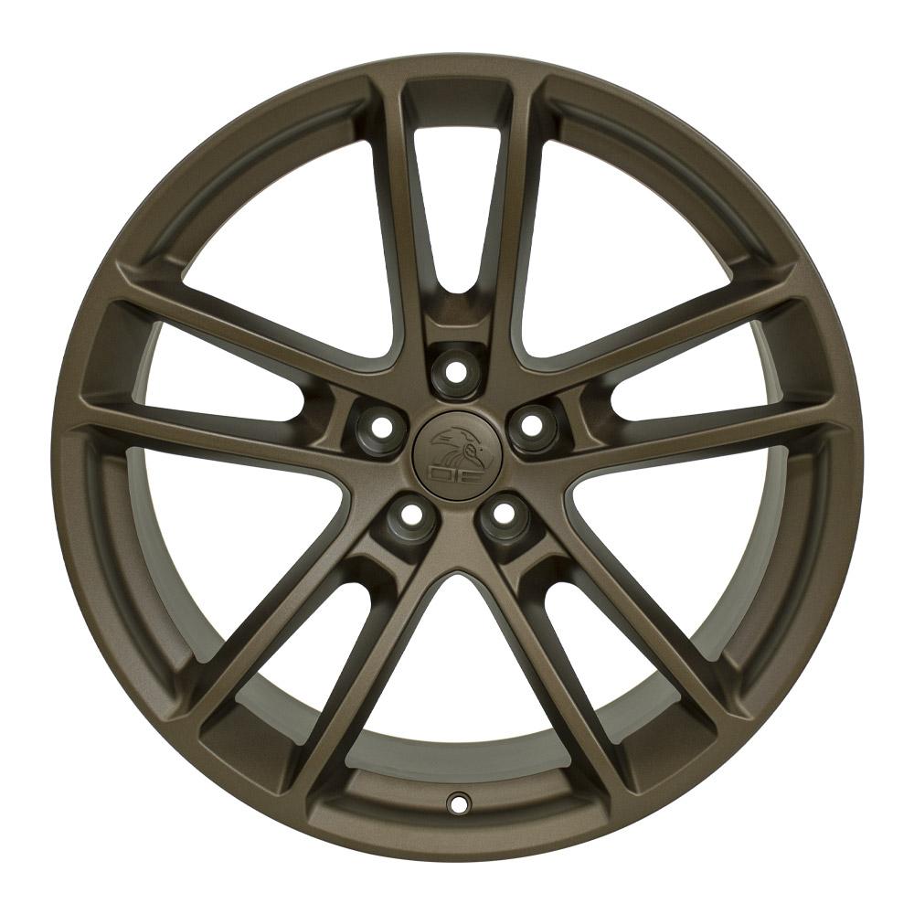 20" Replica Wheel DG23 Fits Dodge Challenger 20x10 Bronze Wheel