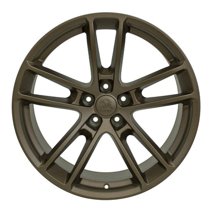 20" Replica Wheel DG23 Fits Dodge Challenger 20x10 Bronze Wheel