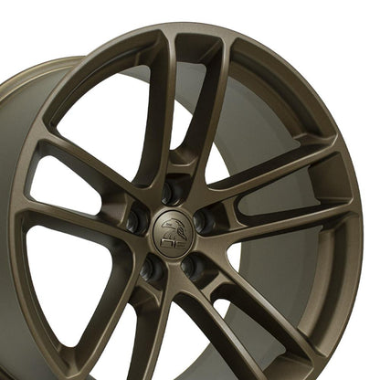 20" Replica Wheel DG23 Fits Dodge Challenger 20x10 Bronze Wheel
