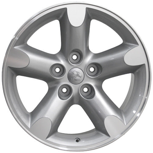 20" Replica Wheel DG56 Fits Dodge RAM 20x9 Silver Wheel