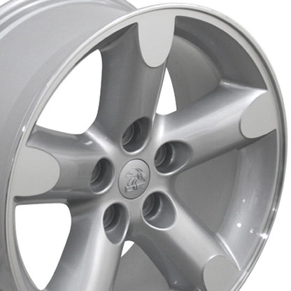 20" Replica Wheel DG56 Fits Dodge RAM 20x9 Silver Wheel