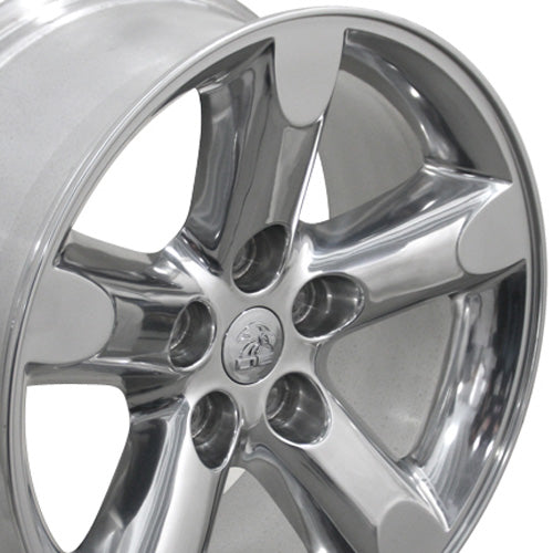 20" Replica Wheel DG56 Fits Dodge RAM 20x9 Polished Wheel