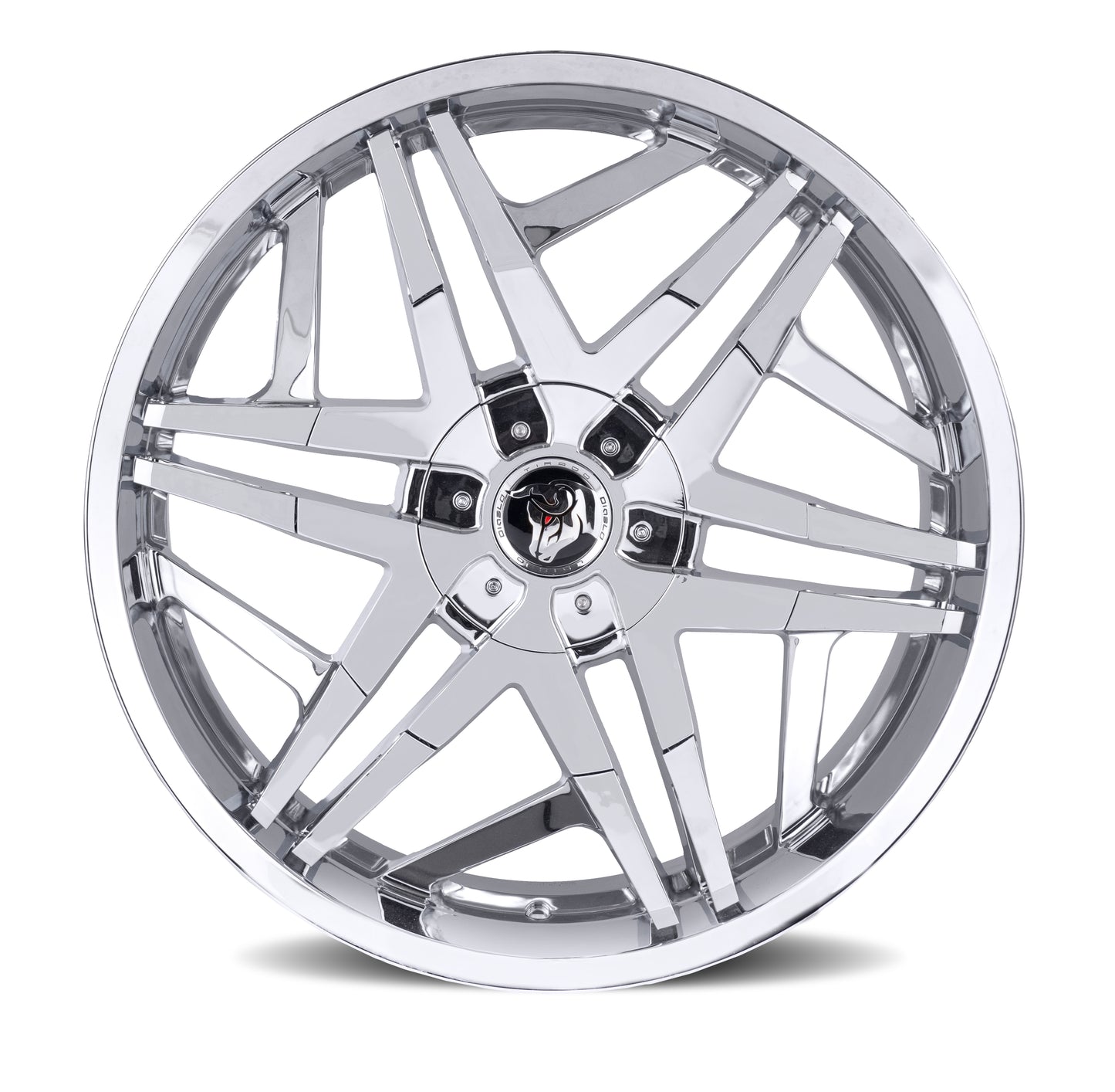DIABLO TURBINE 24x10 Blank 12mm Chrome TURB-241BLNK1278