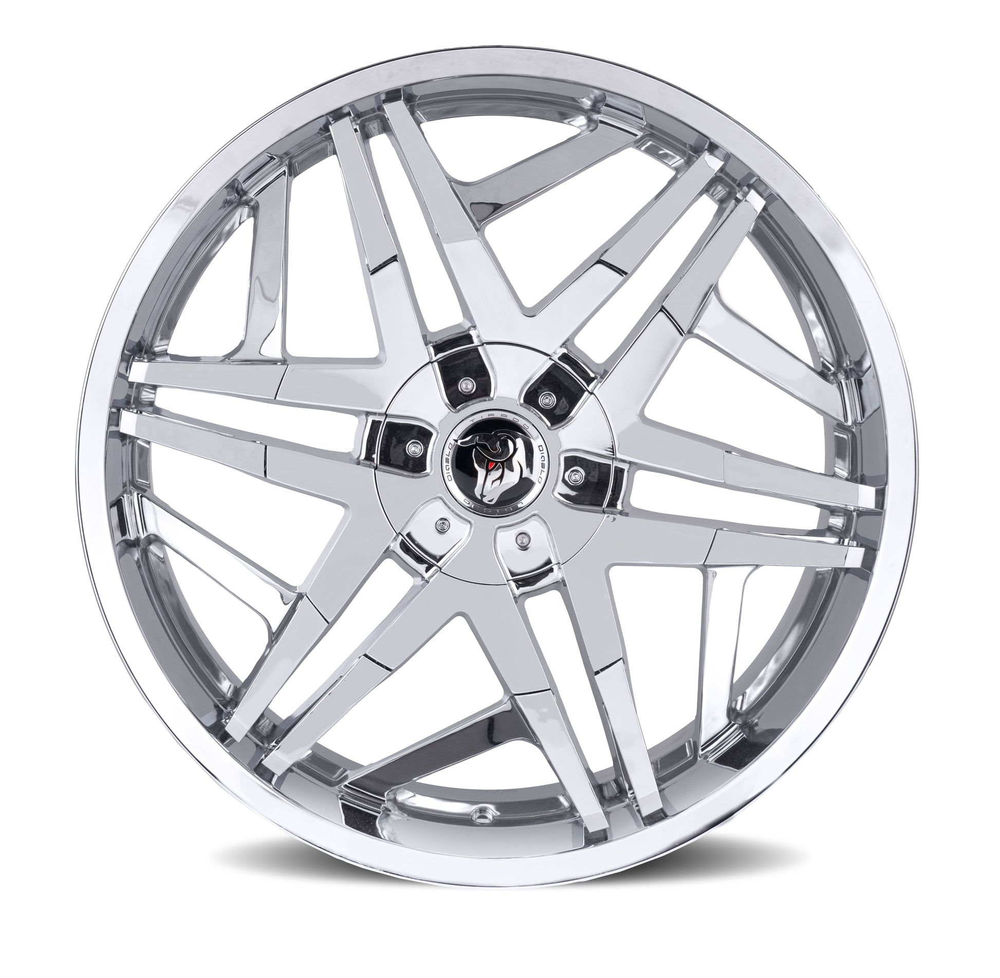 DIABLO TURBINE 24x10 Blank 12mm Chrome TURB-241BLNK1278
