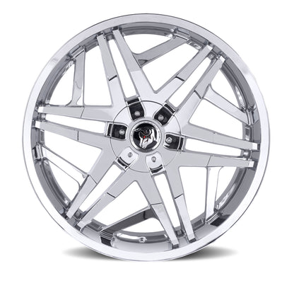 DIABLO TURBINE 24x10 Blank 35mm Chrome TURB-241BLNK3578