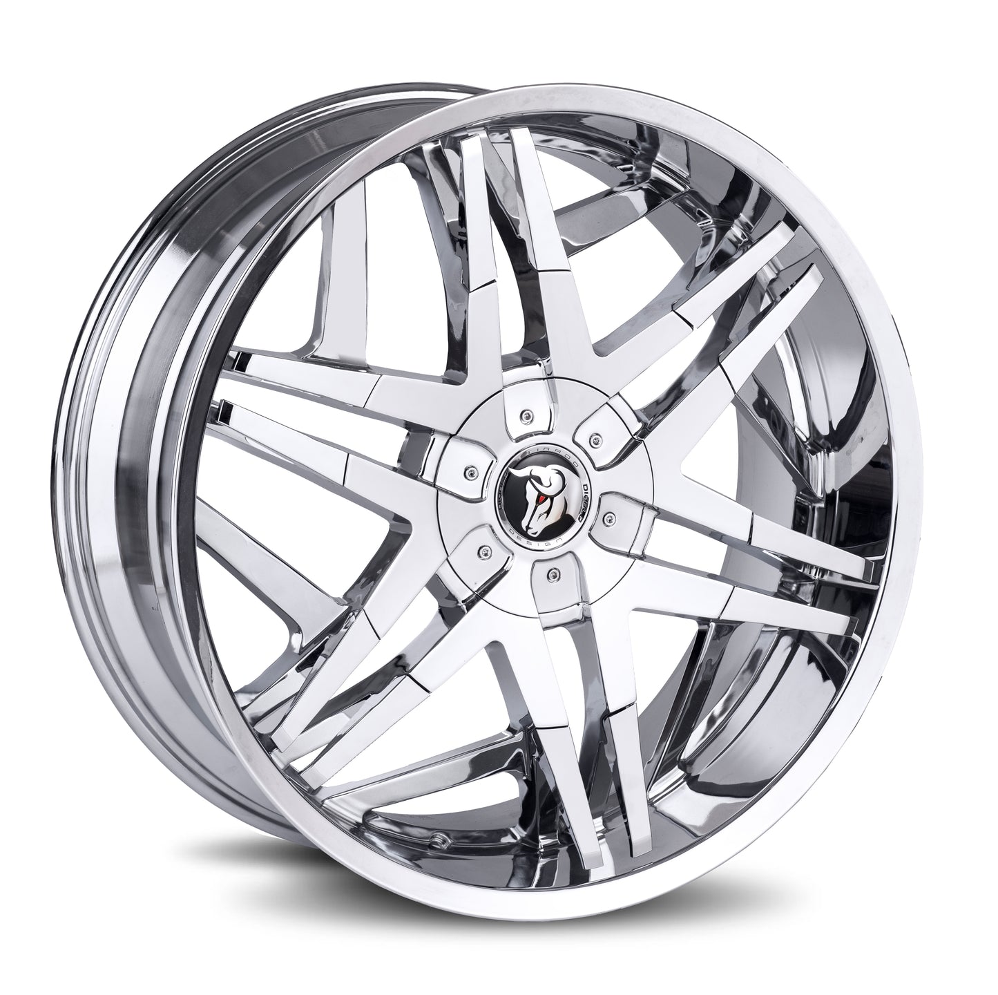 DIABLO TURBINE 24x10 Blank 12mm Chrome TURB-241BLNK1278