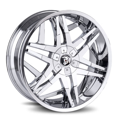 DIABLO TURBINE 24x10 Blank 12mm Chrome TURB-241BLNK1278