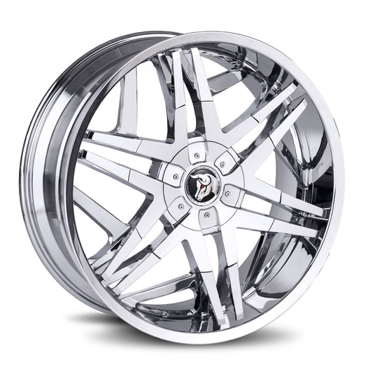 DIABLO TURBINE 24x10 Blank 35mm Chrome TURB-241BLNK3578