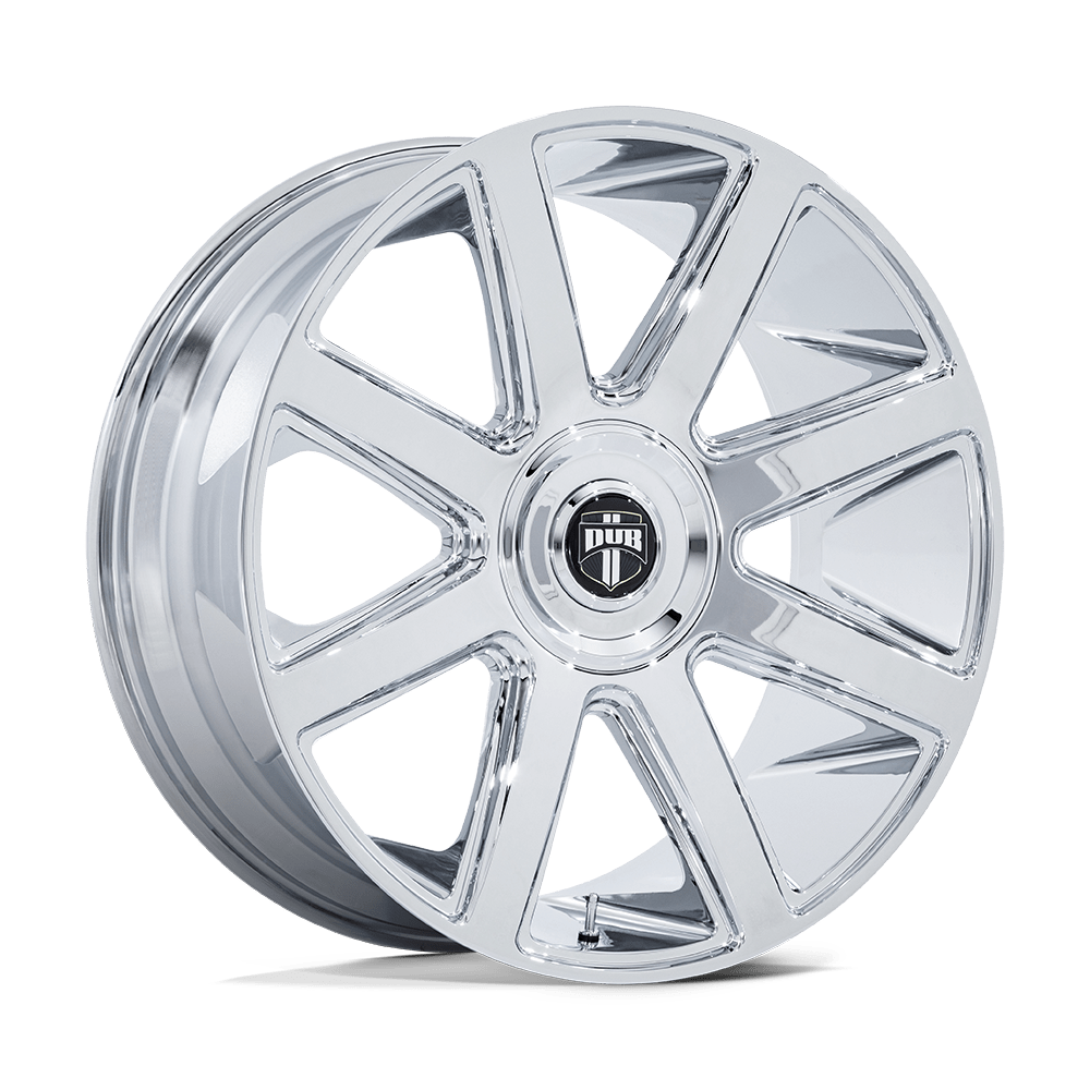 DUB 1PC DC273 PULL 24x10 15 5x115/5x120 CHROME