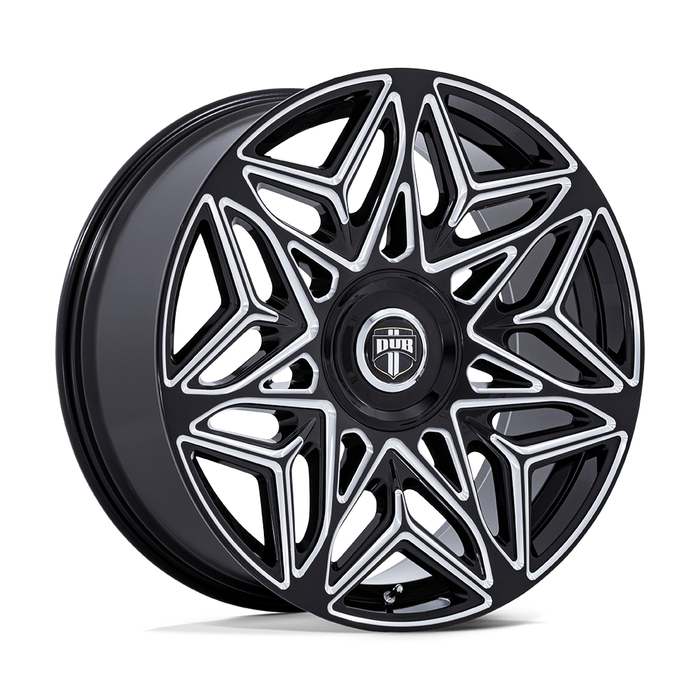 DUB 1PC DC274 ANOMALY 24x9 15 Blank GLOSS BLACK MILLED