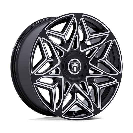 DUB 1PC DC274 ANOMALY 22x9 15 Blank GLOSS BLACK MILLED