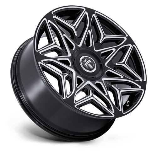 DUB 1PC DC274 ANOMALY 24X9 15 5X115/5X120 GLOSS BLACK MILLED
